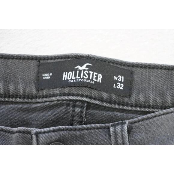 Hollister California Taper Advanced Stretch Gray Denim Jeans Mens Sz 31 x 30 - Picture 7 of 9